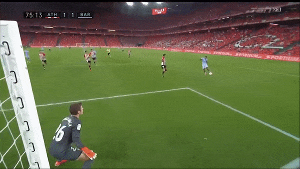 Athletic Bilbao - Barcelona 1-1: Inigo Martinez mở bàn, Depay, Braithwaite, Griezmann dần thay thế Messi, HLV Ronald Koeman hòa chật vật, Barca tạm dẫn đầu La Liga