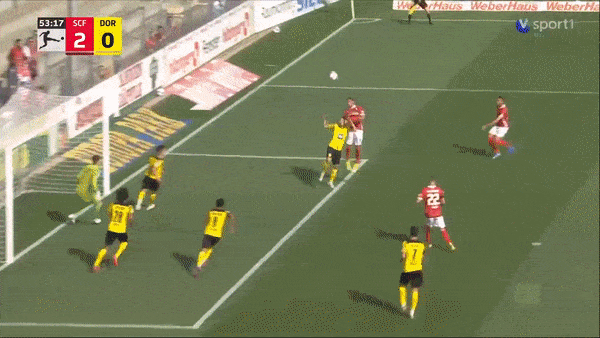 Freiburg - Borussia Dortmund 2-1: Reus, Malen, Haaland 'tịt ngòi', Grifo sớm lập công, Lucas Hoeler kiến tạo, Roland Sallai hạ gục Dortmund 