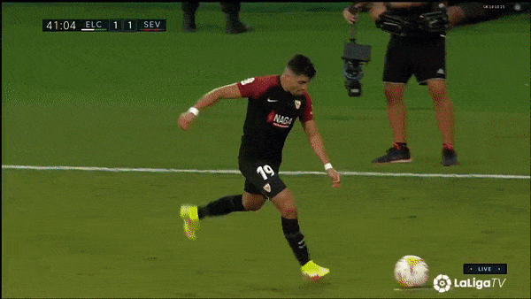 Elche vs Sevilla 1-1: Enzo Roco sớm mở tỷ số, Marcos Acuna đá phạt, Youssef En-Nesyri đánh đầu gỡ hòa đẹp mắt 