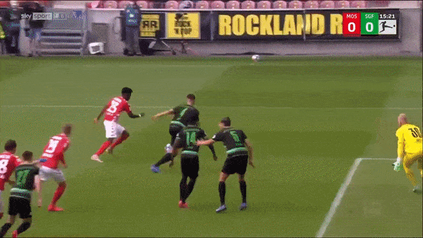 Mainz 05 vs Greuther Furth 3-0: Lucoqui mở bàn, 3 phút sau Adam Szalai lập công, Kevin Stoger chốt hạ chiến thắng phút bù giờ