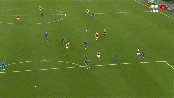 Đan Mạch vs Israel 5-0: Poulsen mở bàn, Kjaer, Skov Olsen, Delaney, Cornelius đua tài ghi bàn