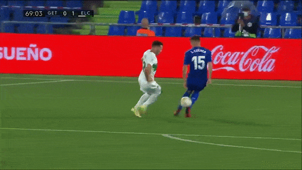 Getafe vs Elche 0-1: Johan Mojica kiến tạo, Lucas Perez tỉa bóng đẹp mắt ghi bàn duy nhất giành gọn 3 điểm