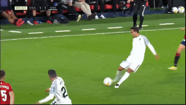 Osasuna vs Granada 1-1: Ezequiel Avila mở tỷ số, Jose Angel nhận thẻ đỏ, Angel Montoro bấm bóng đẹp mắt kịp gỡ hòa phút 90