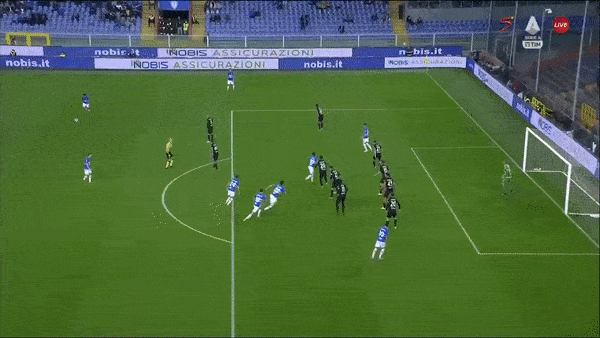 Sampdoria vs Spezia 2-1: Emmanuel Gyasi bất ngờ phản lưới nhà, Antonio Candreva lập công, Daniele Verde chỉ rút ngắn tỷ số