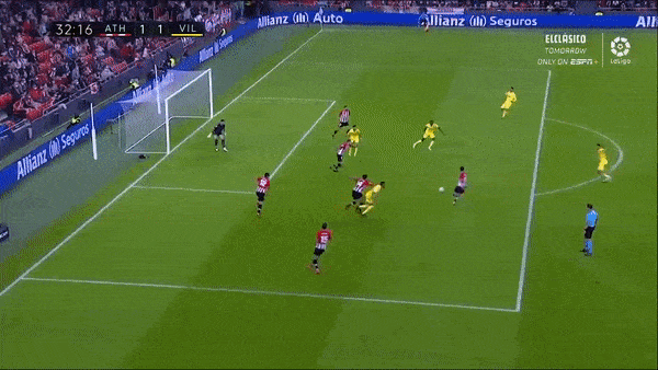 Athletic Bilbao vs Villarreal 2-1: Raul Garcia khai bàn, Francis Coquelin gỡ hòa nhưng Iker Muniain chốt hạ chiến thắng trên chấm penalty