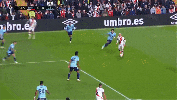 Rayo Vallecano vs Celta Vigo 0-0: Lopez, Falcao kém duyên ghi bàn, Galhardo, Santi Mina cũng chẳng khá hơn, ngậm ngùi chia điểm