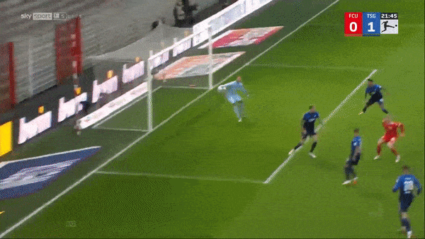 Union Berlin vs Hoffenheim 2-1: Timo Baumgartl bất ngờ phản lưới nhà, Andreas Voglsammer lập tức gỡ hòa, Grischa Promel ấn định chiến thắng