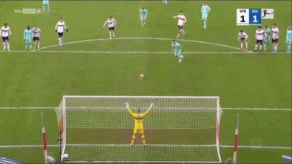 Stuttgart vs Bochum 1-1: Bella-Kotchap bất ngờ phản lưới nhà, Eduard Lowen may mắn gỡ hòa trên chấm penalty ở phút bù giờ cuối cùng