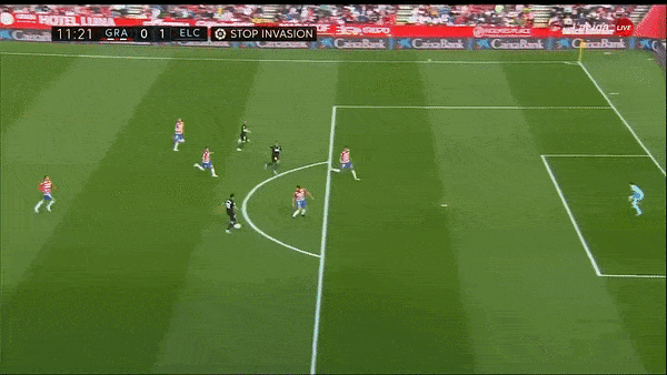 Granada vs Elche 0-1: Pere Milla kiến tạo, Fidel Chaves đệm bóng cận thành ghi bàn duy nhất giành 3 điểm