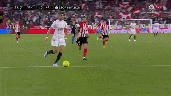 Sevilla vs Athletic Bilbao 1-0: Berchiche, Karim Rekik bị VAR từ chối bàn thắng, Erik Lamela kiến tạo, Rafa Mir tỉa góc ngọt ngào giành 3 điểm