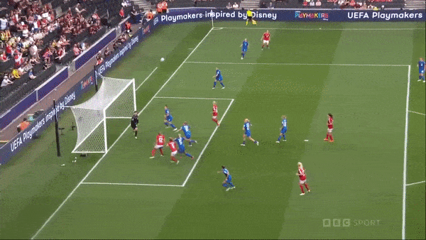 Nữ Đan Mạch vs Nữ Phần Lan 1-0: Pernille Harder chớp thời cơ đánh đầu cận thành ghi bàn duy nhất giành chiến thắng đầu tay