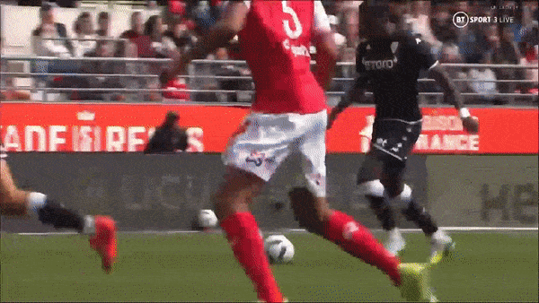 Reims vs Monaco 0-3: Bradley Locko nhận thẻ đỏ, Aleksandr Golovin, Minamino Takumi, Ben Yedder lần lượt chốt hạ chiến thắng