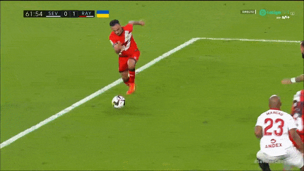 Sevilla vs Rayo Vallecano 0-1: Unai Lopez chuyền vượt tuyến, Garcia Rivera lắt léo tỉa góc ghi bàn duy nhất