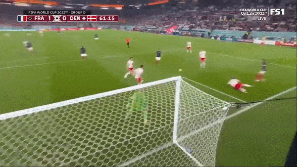 Pháp vs Đan Mạch 2-1: Theo Hernandez kiến tạo, Mbappe mở bàn, Christensen gỡ hòa nhưng lần nữa Mbappe lóe sáng chốt hạ 3 điểm