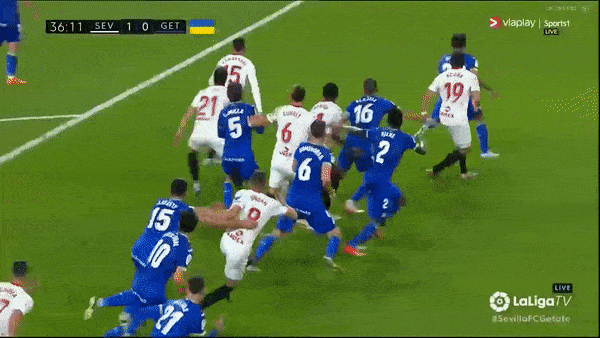 Sevilla vs Getafe 2-1: Marcos Acuna lập công, Rafa Mir nhân đôi tỷ số, Borja Mayoral ghi bàn danh dự