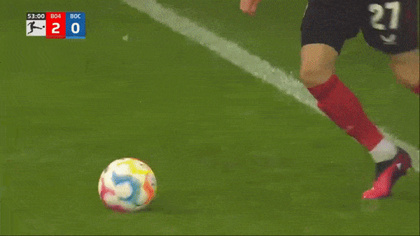 Leverkusen vs Bochum 2-0: Edmond Tapsoba mở bàn trên chấm penalty, Florian Wirtz căng ngang, Adam Hlozek chốt hạ 3 điểm 
