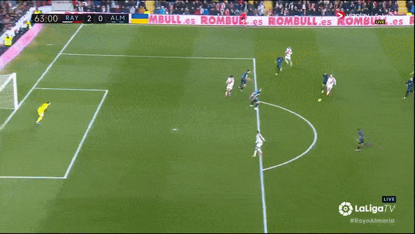 Rayo Vallecano vs Almeria 2-0: Rodrigo Ely phản lưới nhà, Isi Palazon kiến tạo, Garcia Rivera ấn định chiến thắng đẹp mắt