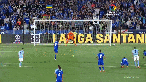 Getafe vs Celta Vigo 1-0: Enes Unal ghi bàn duy nhất trên chấm penalty, Joseph Aidoo nhận thẻ đỏ