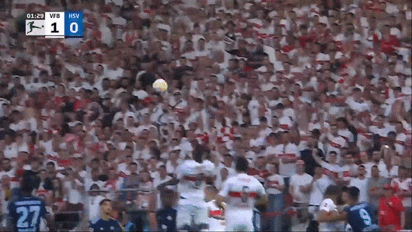 Stuttgart vs Hamburger 3-0: Lần lượt Mavropanos sớm mở bàn, Vagnoman, Serhou Guirassy góp công chiến thắng, Anssi Suhonen nhận thẻ đỏ