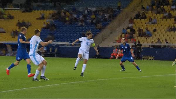 San Marino vs Kazakhstan 0-3: Lần lượt Vorogovskiy, Tagybergen, Zaynutdinov lập công, giành gọn 3 điểm