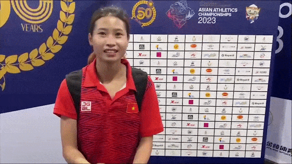 Nguyễn Thị Hưởng xuất sắc giành HCĐ nhảy xa 3 bước nữ