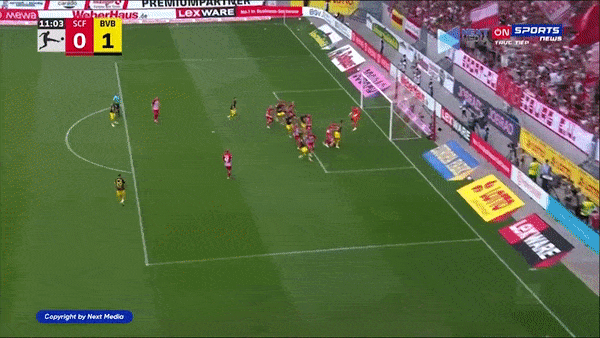 Freiburg vs Borussia Dortmund 2-4: Mats Hummels, Donyell Malen, Marco Reus tỏa sáng, Holer, Nicolas Hofler ngược dòng không thành 