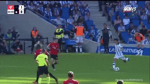 Real Sociedad vs Mallorca 1-0: Brais Mendez đánh đầu cận thành ghi bàn duy nhất giành gọn 3 điểm