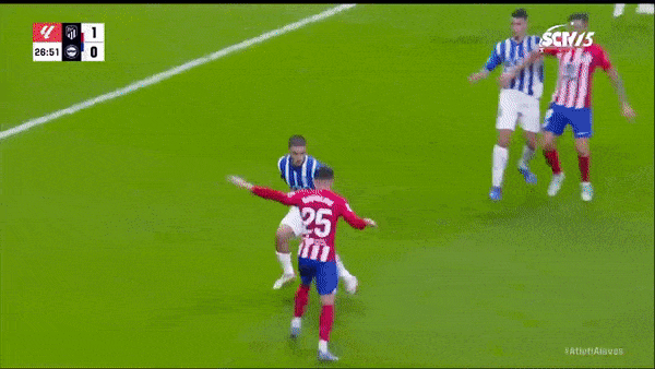 Atletico Madrid vs Alaves 2-1: Riquelme khéo léo sút góc hẹp, Morata nhân đôi tỷ số, Guevara ghi bàn danh dự