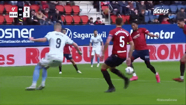 Osasuna vs Girona 2-4: Budimir ghi cú đúp nhưng Martin, Dovbyk, Tsyhankov, Serrano lần lượt tỏa sáng giành 3 điểm