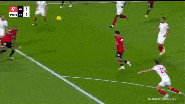 Mallorca vs Sevilla 1-0: Costa kiến tạo, Cyle Larin chớp thời cơ, trọng tài VAR không công nhận bàn gỡ của Pedrosa