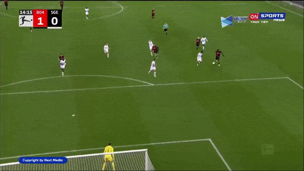 Leverkusen vs Frankfurt 3-0: Boniface tỉa góc tuyệt đẹp, Frimpong, Florian Wirtz tỏa sáng, Leverkusen củng cố ngôi đầu Bundesliga