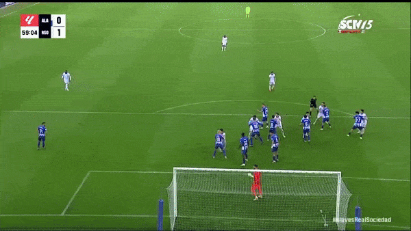 Alaves vs Real Sociedad 0-1: Arsen Zakharyan kiến tạo từ chấm phạt góc, Jon Pacheco đánh đầu ghi bàn duy nhất