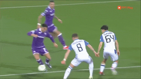 Fiorentina vs Club Brugge 3-2: Vanaken, Thiago ghi bàn nhờ penalty, Onyedika nhận thẻ đỏ, Sottil, Belotti, M'Bala Nzola tỏa sáng giành lợi thế lượt đi Europa Conference