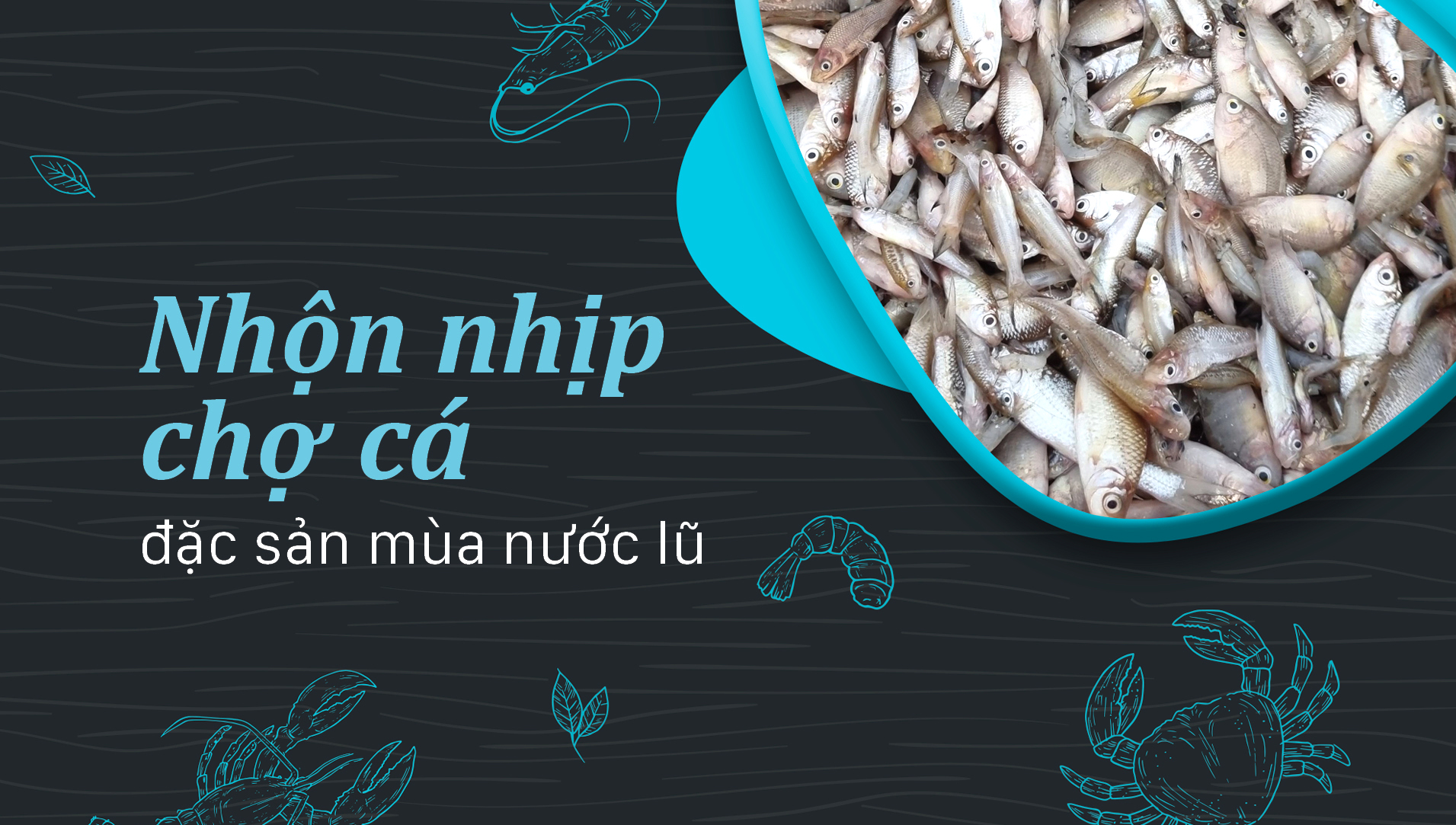 Nhộn nhịp chợ cá đặc sản mùa nước lũ