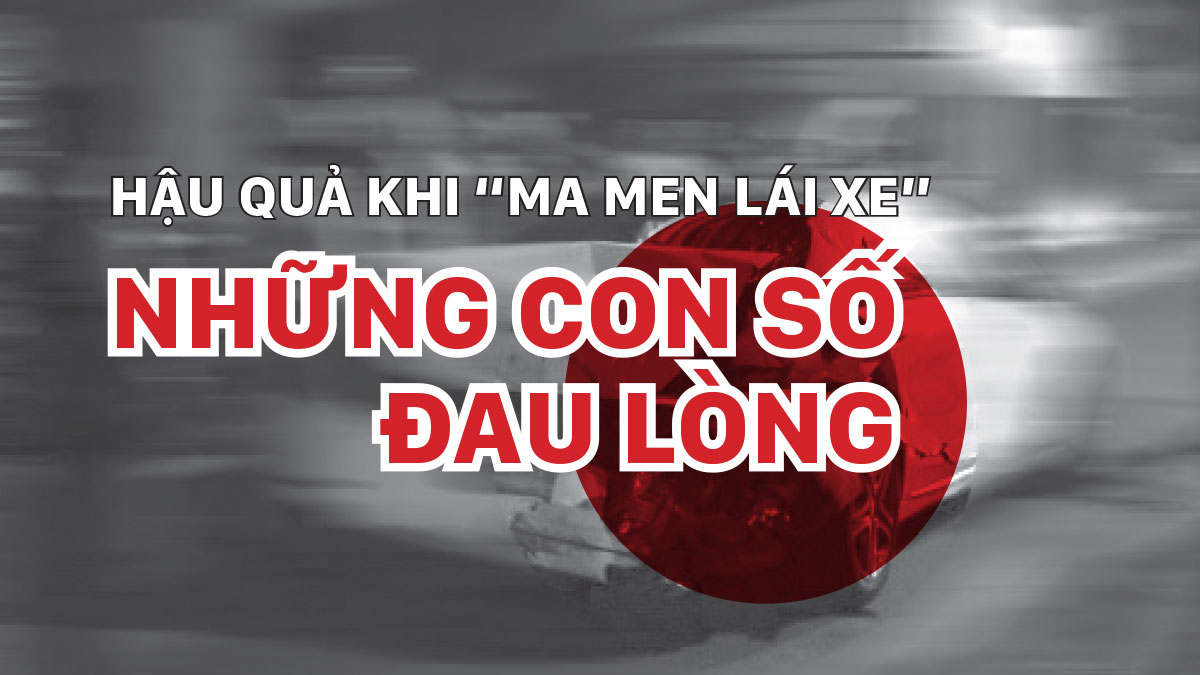 Hậu quả khi “ma men lái xe” - Những con số đau lòng