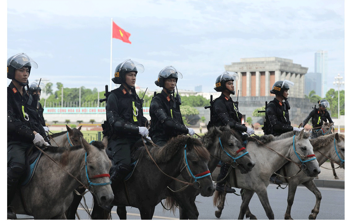 Cavalry Mobile Police Corps introduced for the first time to the public ảnh 1 Cavalry Mobile Police Corps introduced for the first time to the public ảnh 1