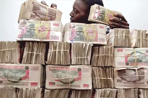 Một núi tiền ZWD như thế này chỉ mua được một ổ bánh mì. Một núi tiền ZWD như thế này chỉ mua được một ổ bánh mì.