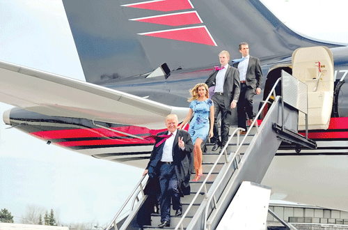 Chiếc Boeing 757 trị giá 100 triệu USD của Donald Trump.