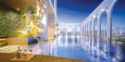 Lucky Palace - một không gian sống tiện nghi, hội tụ đầy đủ các tiện ích.