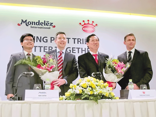 Lễ ký kết chuyển nhượng giữa KDC và Mondelez International