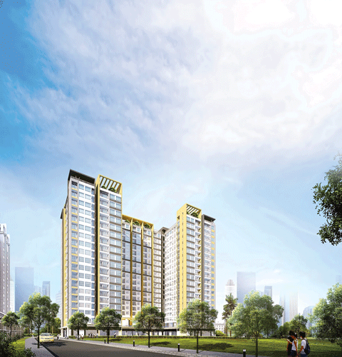 The Botanica nằm ngay tâm xanh tự nhiên và rộng hiếm có.