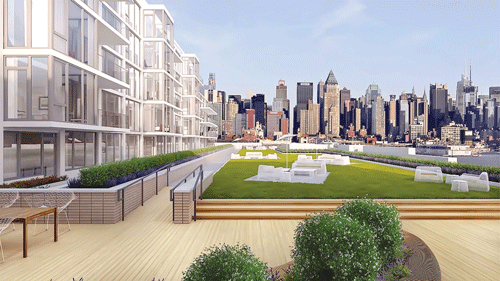 Phối cảnh dự án The Avenue Collection, cách trung tâm thành phố New York 8 phút đi bằng phà.