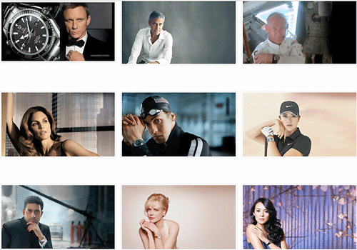 Các đại sứ Omega từ năm 2000 đến nay. Các đại sứ Omega từ năm 2000 đến nay.