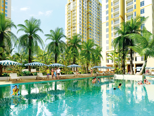 Không gian nhà vườn tại dự án Tropic Garden tại phường Thảo Điền (quận 2, TPHCM)