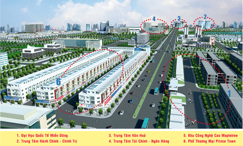 Phối cảnh dự án Prince Town.