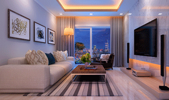 Phối cảnh nội thất căn hộ The GoldView. Phối cảnh nội thất căn hộ The GoldView.