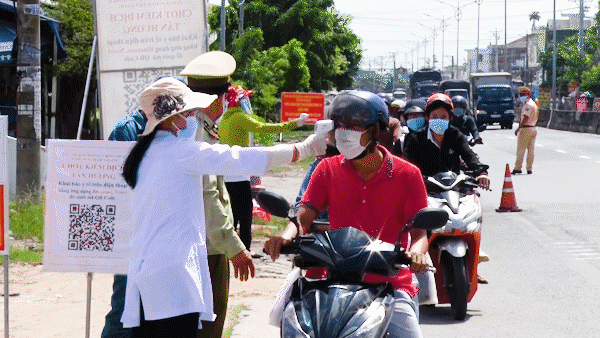Tiền Giang, Long An, Bến Tre kích hoạt các chốt phòng chống dịch Covid-19 trên các trục giao thông giáp ranh