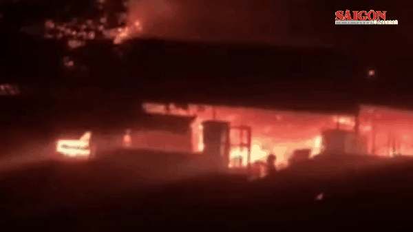 Cháy cửa hàng tạp hóa, thiệt hại hàng trăm triệu đồng