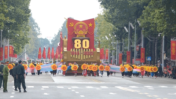 Mưa nặng hạt không ngăn được hàng ngàn người xem tổng duyệt diễu binh, diễu hành A80