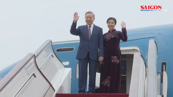 Tổng Bí thư, Chủ tịch nước Tô Lâm và Phu nhân bắt đầu thăm cấp Nhà nước đến Trung Quốc